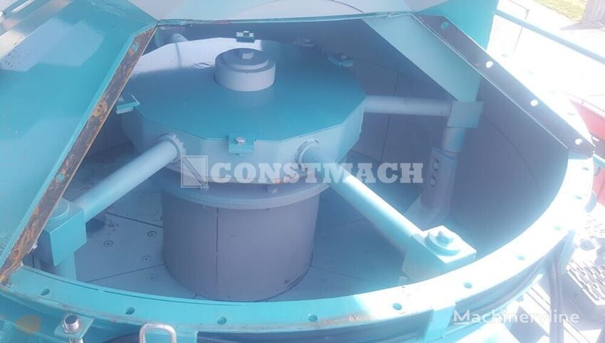 新しいConstmach Pan Mixer for Mixing Concrete in Different Capacities コンクリートミキサー