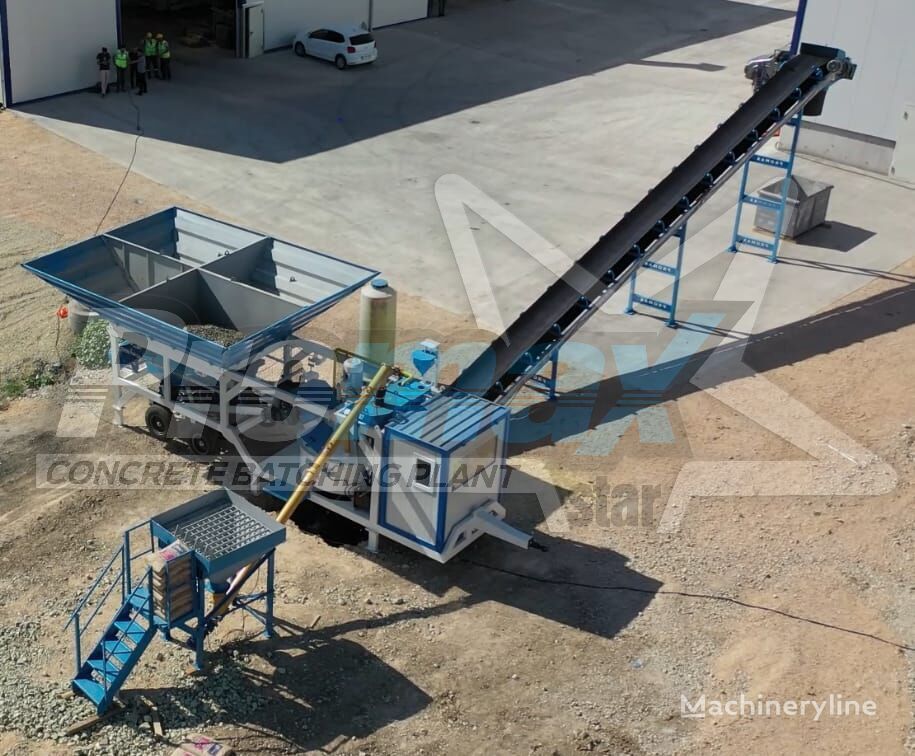 新しいPromax Mobile Concrete Batching Plant M35-PLNT (35m3/h) コンクリートプラント