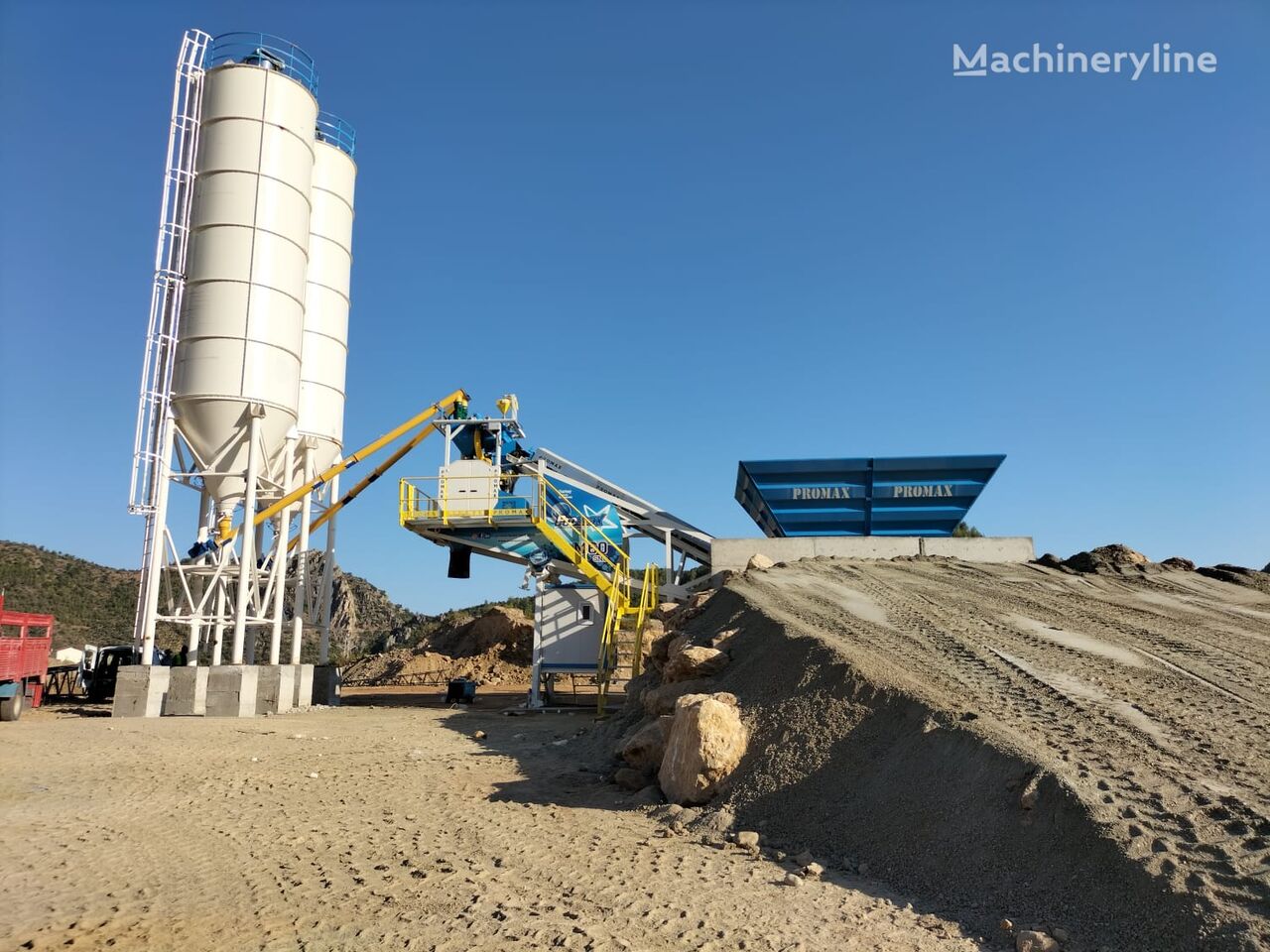 新しいPromax Mobile Concrete Batching Plant M60-SNG (60m³/h) コンクリートプラント