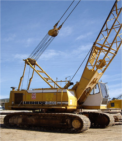 Liebherr HS841HD クローラークレーン