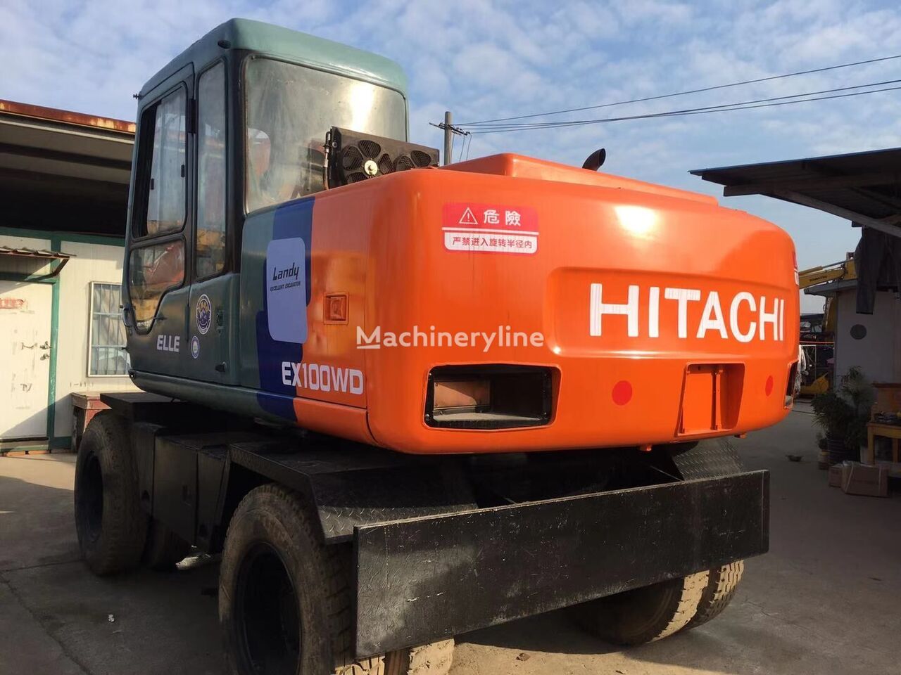 Hitachi ex120-3 ホイールエキスカベータ