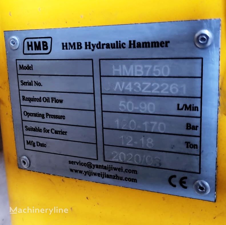 HMB 750 油圧ブレーカー