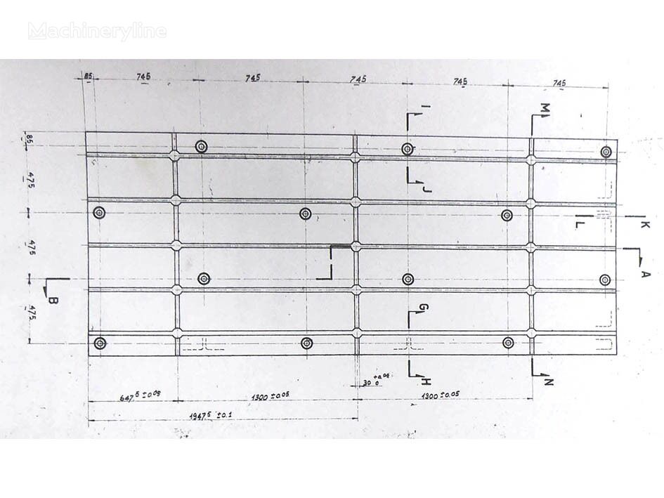 T-slot Table 3895 x 1595 x 400 mm その他の溶接機材